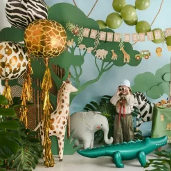 PartyDeco sp. z o.o. Folieballon Bold Zebramønster Stor - Balloner