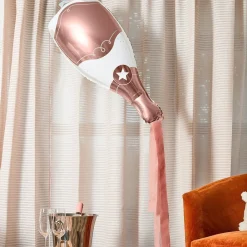 Hot CG Global Products Ltd Folieballon Champagneflaske Rosaguld med Streamers