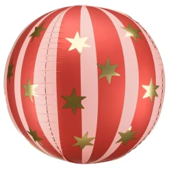 PartyDeco sp. z o.o. Folieballon Cirkus Rød - Balloner