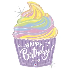 Clearance Ballongkungen AB Folieballon Cupcake Happy Birthday