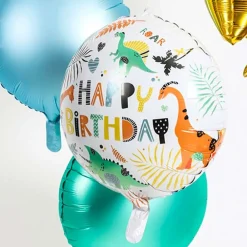 Clearance Folat B.V. Folieballon Dino Roar Happy Birthday