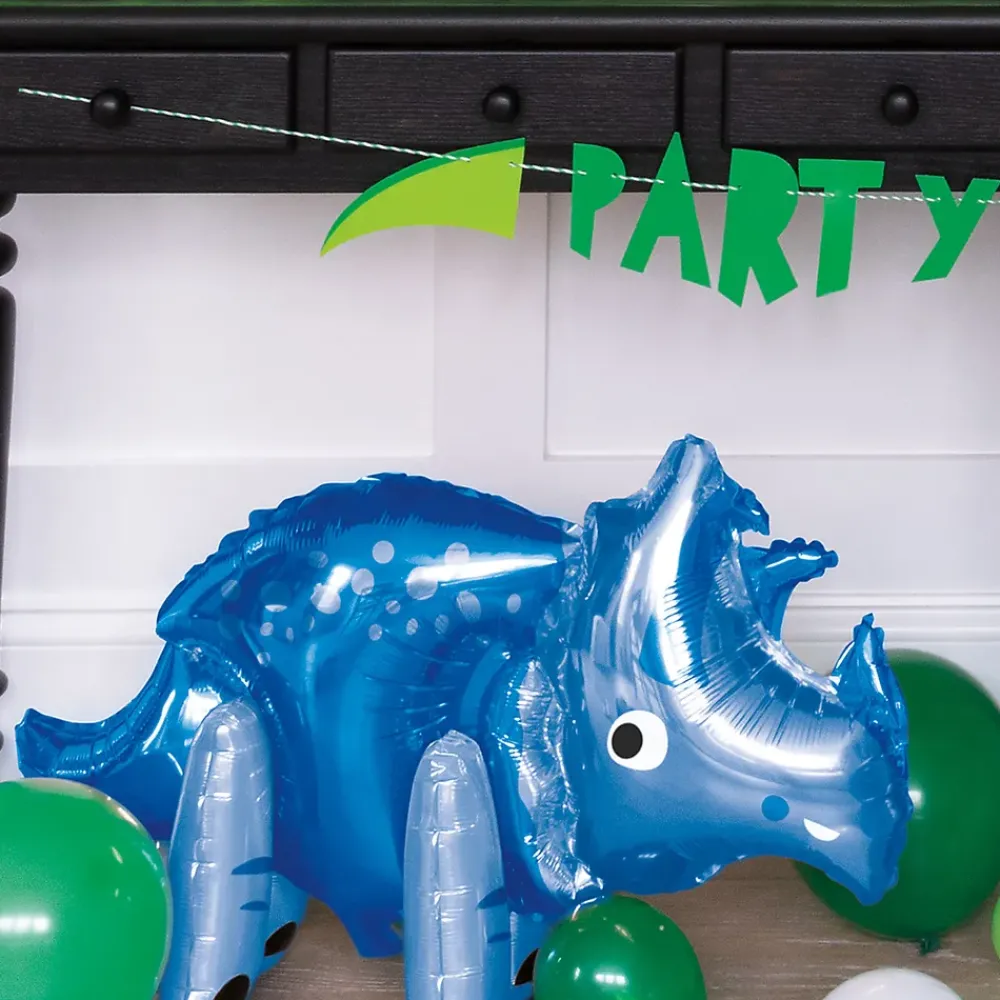 Sale Unique UK Inc t/as Unique Party Folieballon Dinosaur Blå