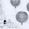 Best Ballongkungen AB Folieballon Discokugle Sølv Holografisk