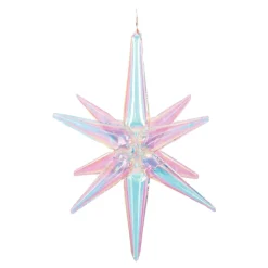 PartyDeco sp. z o.o. Folieballon 3D Stjerne Iriserende - Balloner