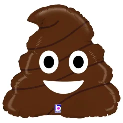 Ballongkungen AB Folieballon Emoji Poo - Balloner
