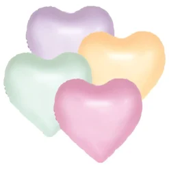 Globos Europe B.V. Folieballoner Hjerter Watercolor - Balloner