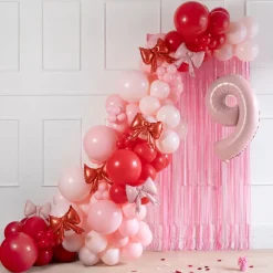PartyDeco sp. z o.o. Folieballoner Sløjfer til Ballonbue Røde - Balloner