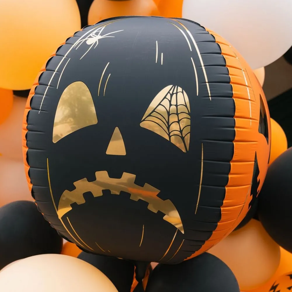 PartyDeco sp. z o.o. Folieballon Halloweengræskar Two Face - Balloner