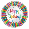 Unique UK Inc t/as Unique Party Folieballon Happy Birthday Regnbue