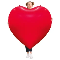 Globos Europe B.V. Folieballon Hjerteformet XXL Rød - Balloner