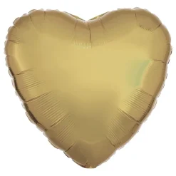 Discount Reithmüller Europe GmbH Folieballon Hjerte Hvid Guld Metallic