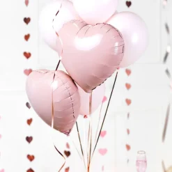 Sale PartyDeco sp. z o.o. Folieballon Hjerte Lyserød