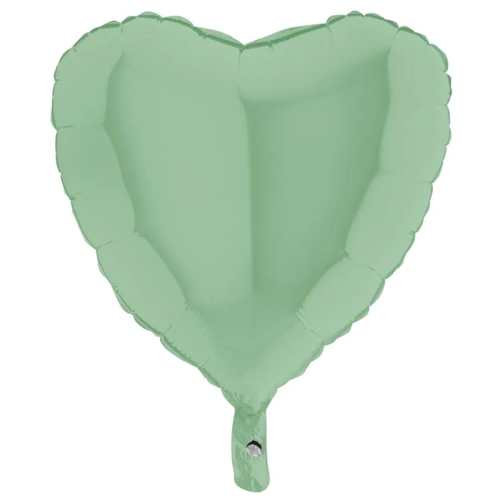 Ballongkungen AB Folieballon Hjerte Pastelgrøn - Oppyntning|Balloner