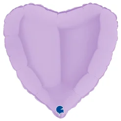 Ballongkungen AB Folieballon Hjerte Pastel-Lilla Mat - Oppyntning|Balloner