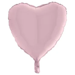 New Ballongkungen AB Folieballon Hjerte Pastel Lyserød