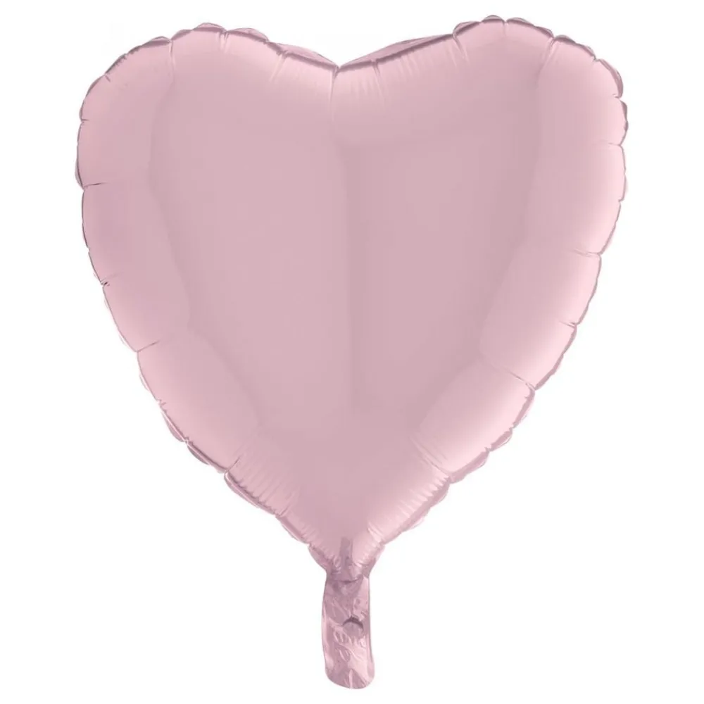 New Ballongkungen AB Folieballon Hjerte Pastel Lyserød