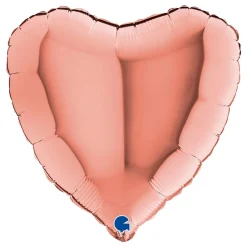Sale Ballongkungen AB Folieballon Hjerte Roséguld