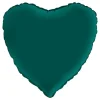 Ballongkungen AB Folieballon Hjerte Satin Emerald Green - Balloner