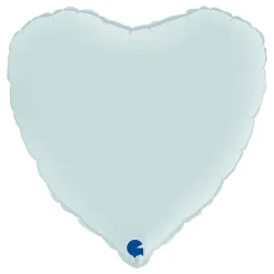Ballongkungen AB Folieballon Hjerte Satin Pastel Blue - Balloner