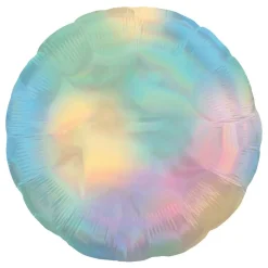 New Reithmüller Europe GmbH Folieballon Holografisk Regnbue Pastel