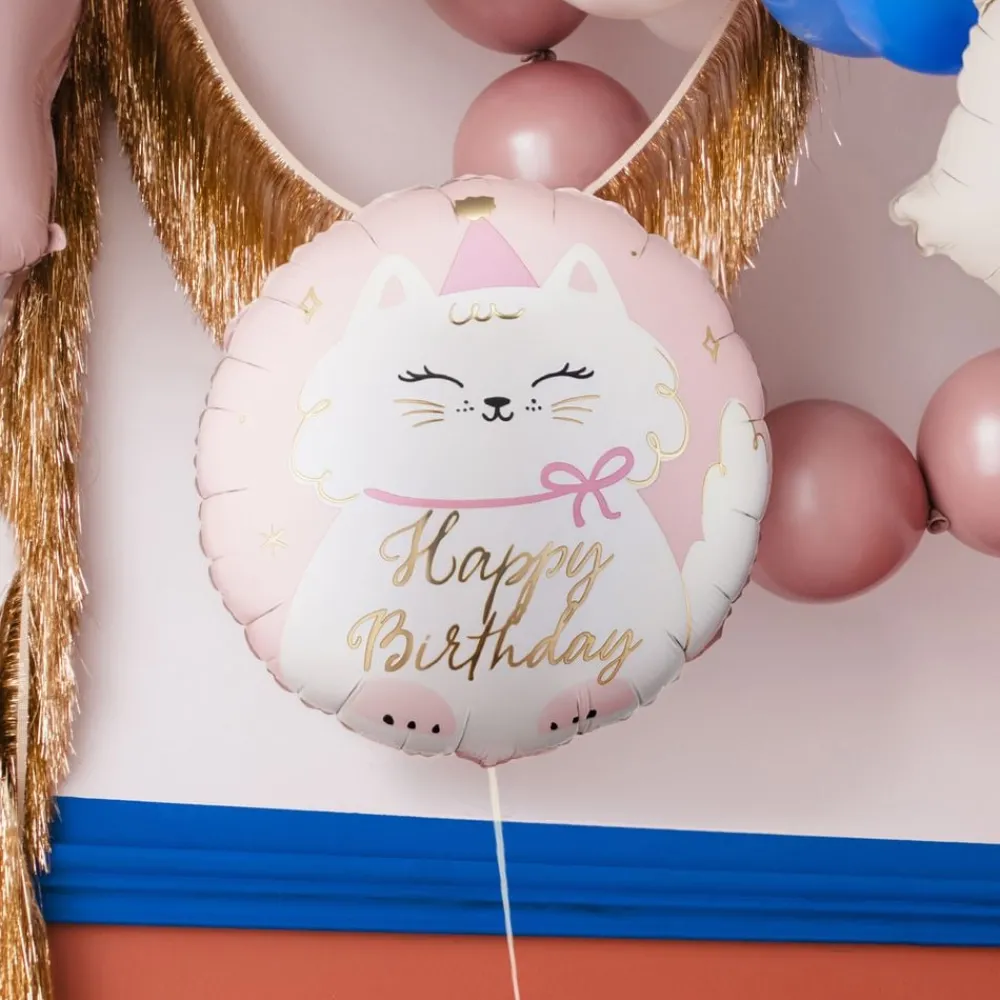 Sale PartyDeco sp. z o.o. Folieballon Kat Happy Birthday