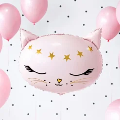 Hot PartyDeco sp. z o.o. Folieballon Kat Lyserød