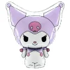 Clearance Ballongkungen AB Folieballon Kuromi Lilac Shape