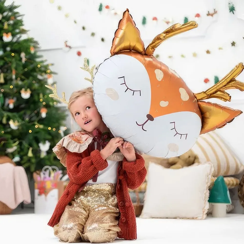 Clearance PartyDeco sp. z o.o. Folieballon med Rensdyrhoved