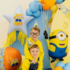 Discount PartyDeco sp. z o.o. Folieballon Minions Stjerne med Tassles