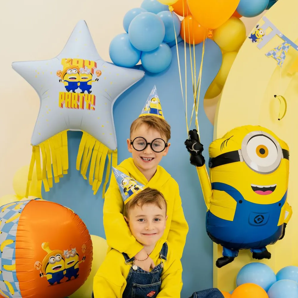 Discount PartyDeco sp. z o.o. Folieballon Minions Stjerne med Tassles