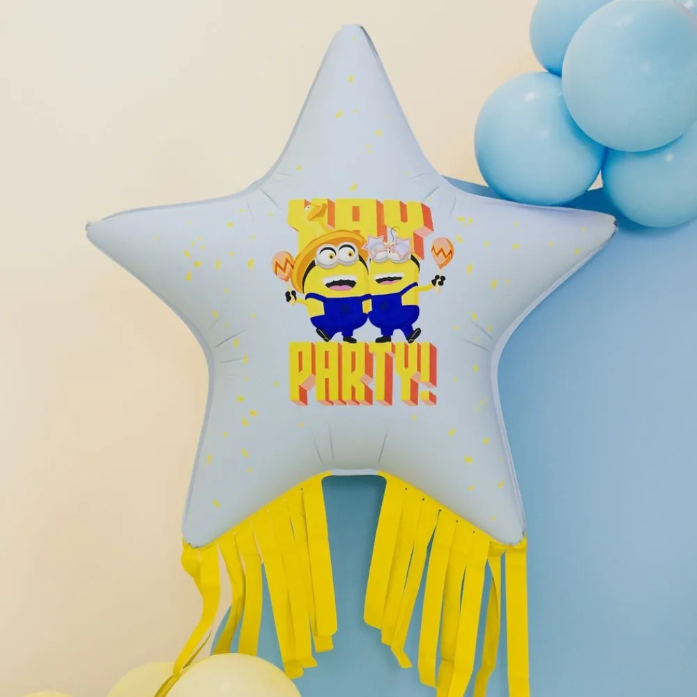 Discount PartyDeco sp. z o.o. Folieballon Minions Stjerne med Tassles