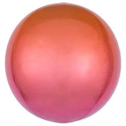 Discount Reithmüller Europe GmbH Folieballon Orbz Ombré Rød & Orange