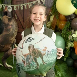 PartyDeco sp. z o.o. Folieballon Rund Jurassic World - Balloner