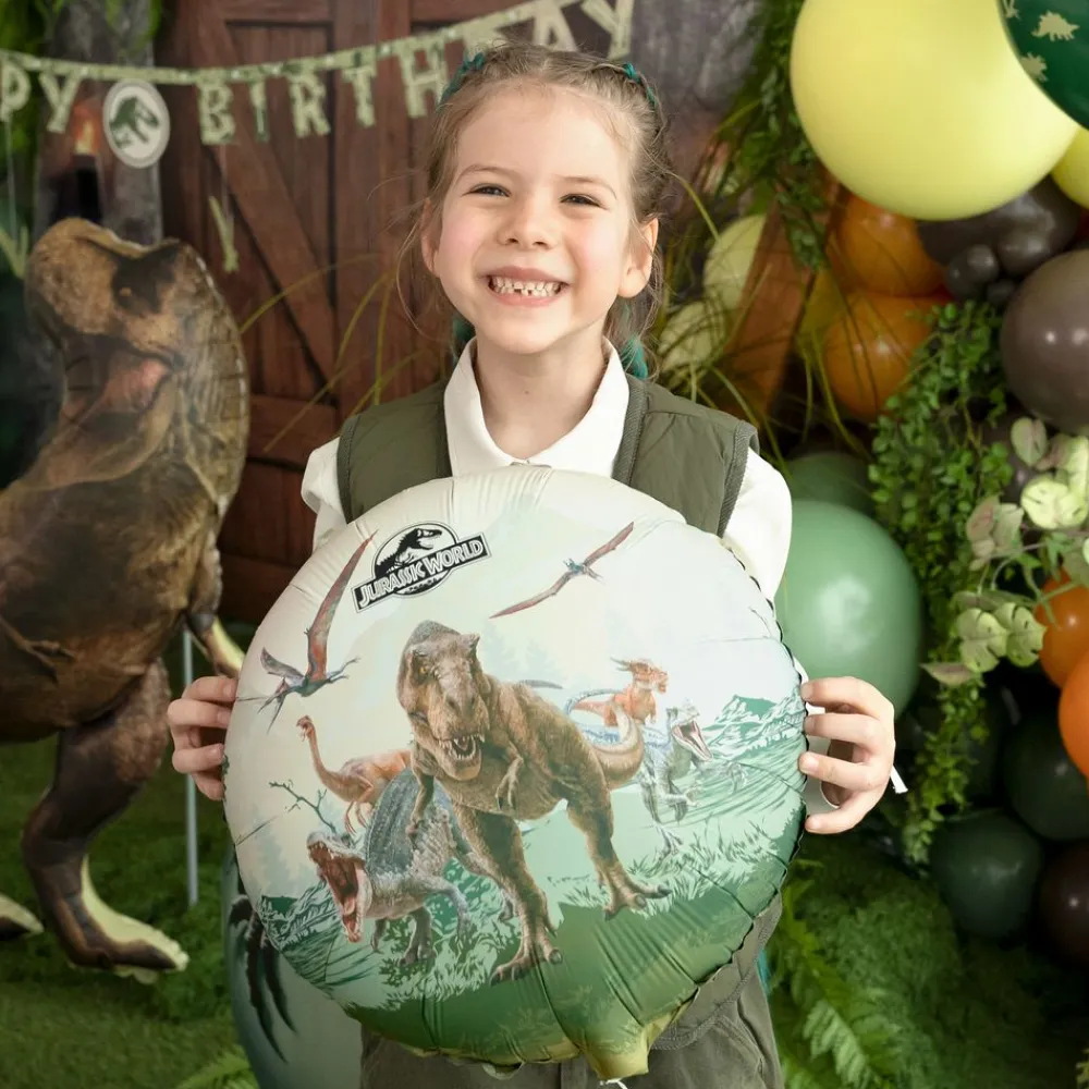PartyDeco sp. z o.o. Folieballon Rund Jurassic World - Balloner