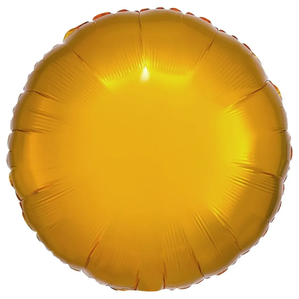 Reithmüller Europe GmbH Folieballon Rund Metallic Guld - Oppyntning|Balloner