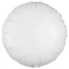 Reithmüller Europe GmbH Folieballon Rund Metallic Hvid - Oppyntning|Balloner