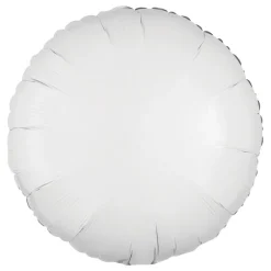 Reithmüller Europe GmbH Folieballon Rund Metallic Hvid - Oppyntning|Balloner