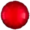 Reithmüller Europe GmbH Folieballon Rund Metallic Rød - Oppyntning|Balloner