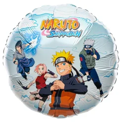 CHAKS Folieballon Rund Naruto Shippuden - Balloner