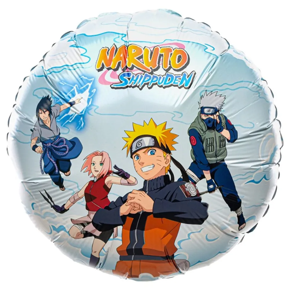 CHAKS Folieballon Rund Naruto Shippuden - Balloner