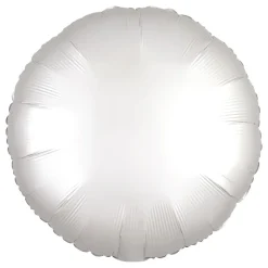 Reithmüller Europe GmbH Folieballon Rund Satin Hvid - Oppyntning|Balloner