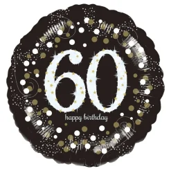 New Reithmüller Europe GmbH Folieballon Rund Sparkling Birthday 60