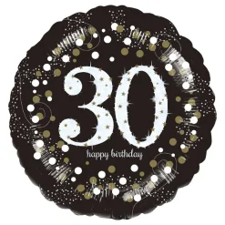 Reithmüller Europe GmbH Folieballon Rund Sparkling Birthday 30 - Balloner