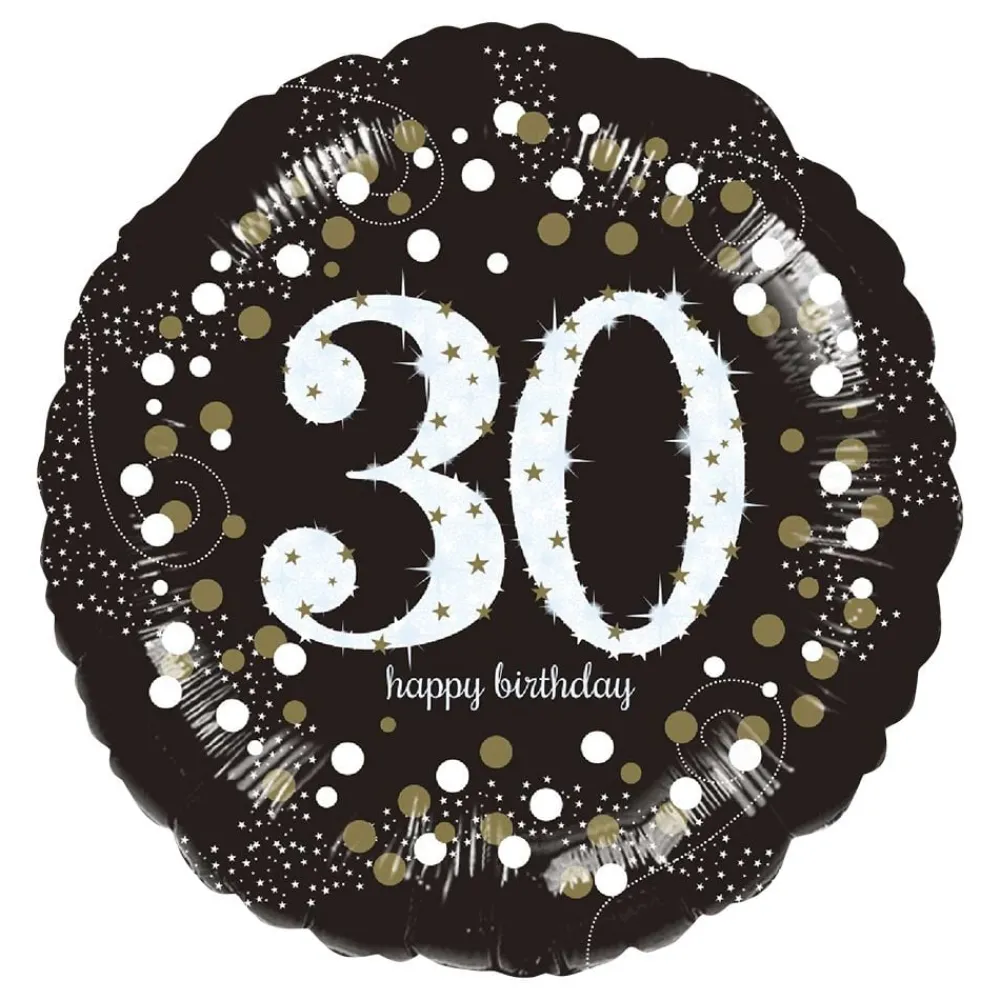 Reithmüller Europe GmbH Folieballon Rund Sparkling Birthday 30 - Balloner