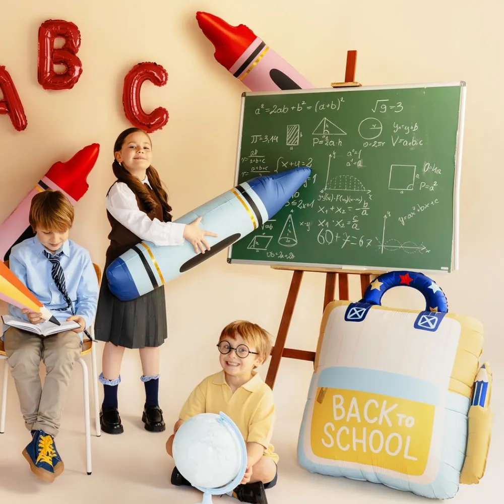 Clearance PartyDeco sp. z o.o. Folieballon Rygsæk Back to School