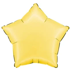 Ballongkungen AB Folieballon Stjerne Satin Banana Yellow - Oppyntning|Balloner