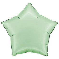 Discount Ballongkungen AB Folieballon Stjerne Satin Glazed Mint