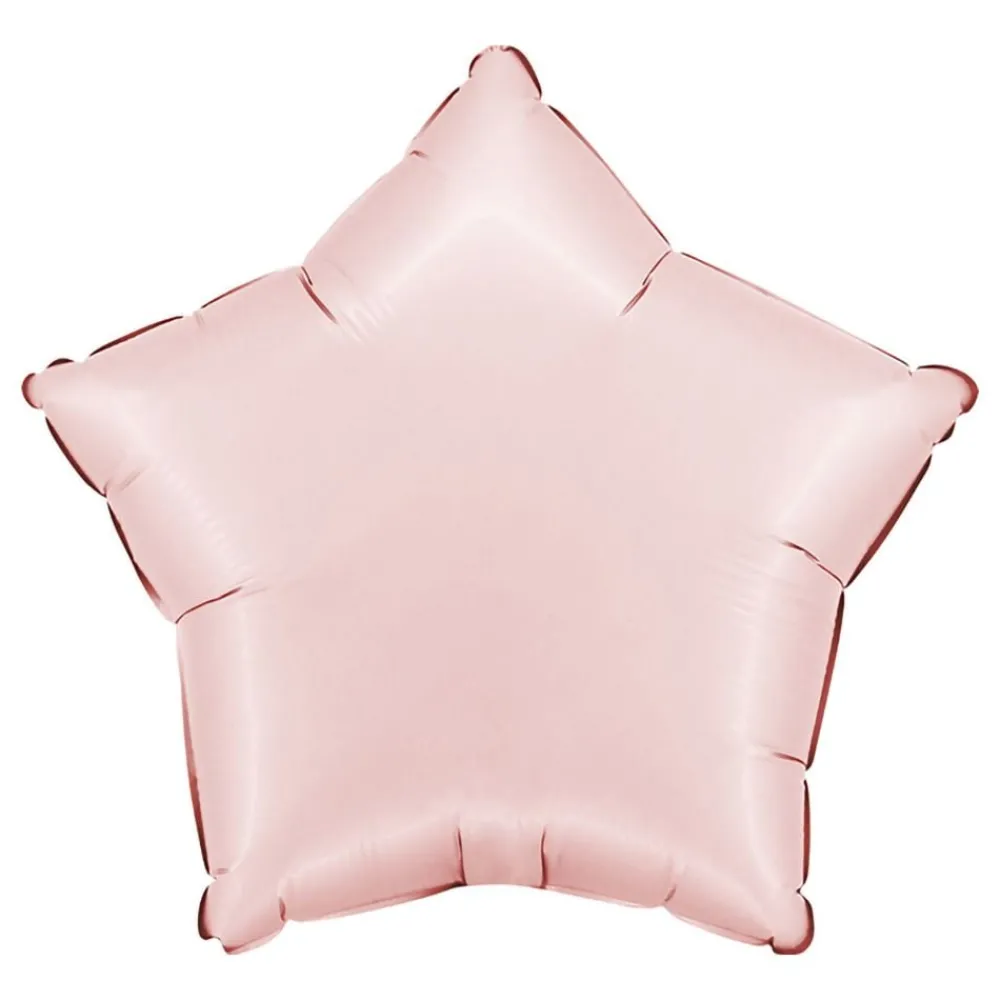 Ballongkungen AB Folieballon Stjerne Satin Pastel Pink - Balloner