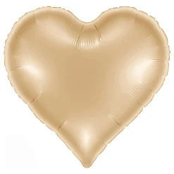 New Ballongkungen AB Folieballon Sweetie Heart White Gold