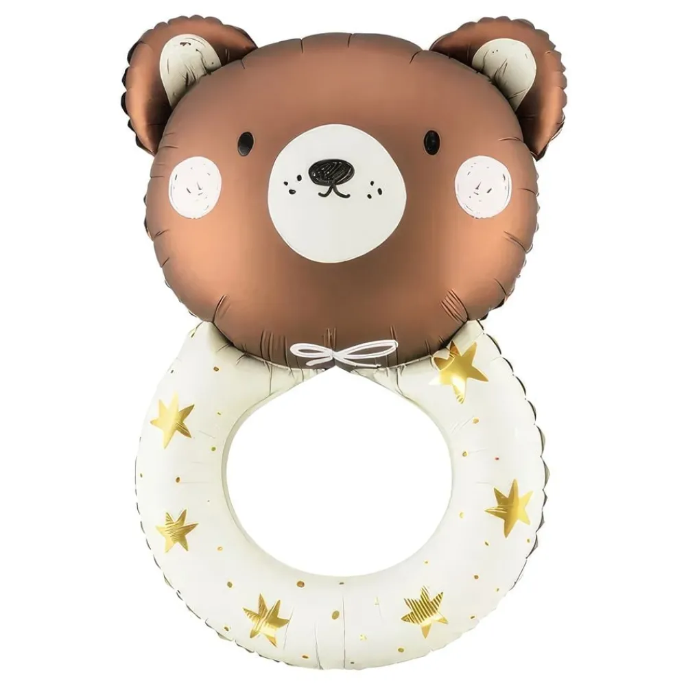 Best PartyDeco sp. z o.o. Folieballon Teddybjørn Rangle
